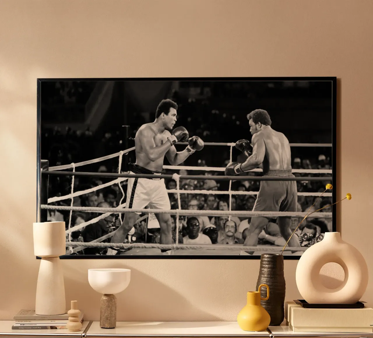 Mohammed Ali vs George Foreman poster van tobyrmattie