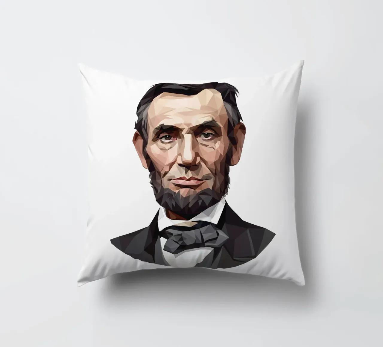 Abramo Lincoln Lowpoly cuscino da Low Profile