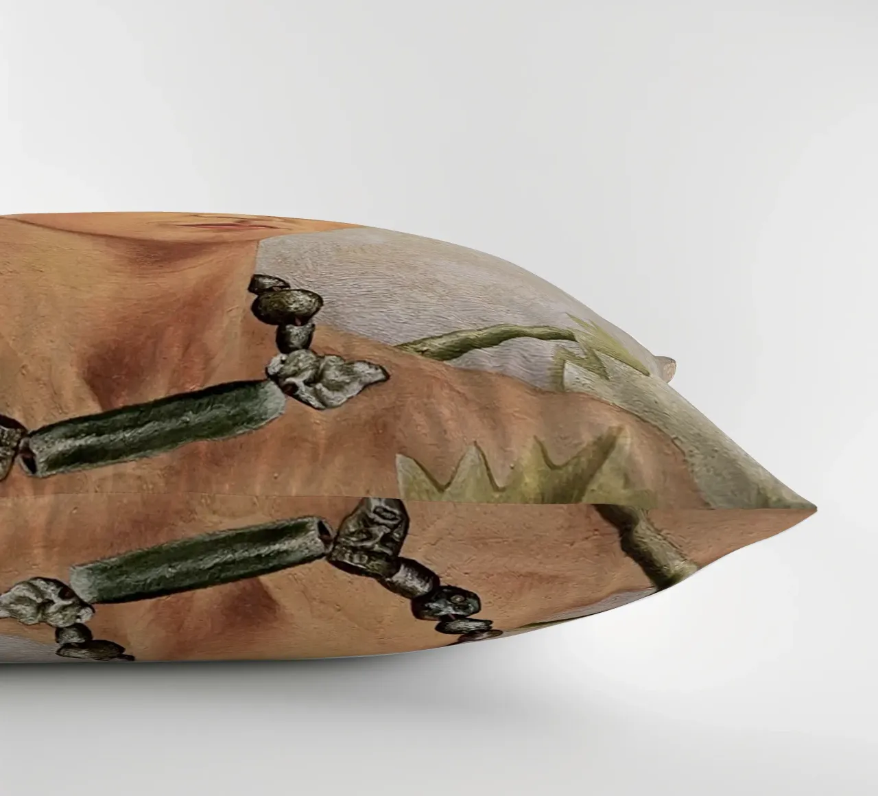 Autoritratto di Frida con treccia cuscino da Carinaprint