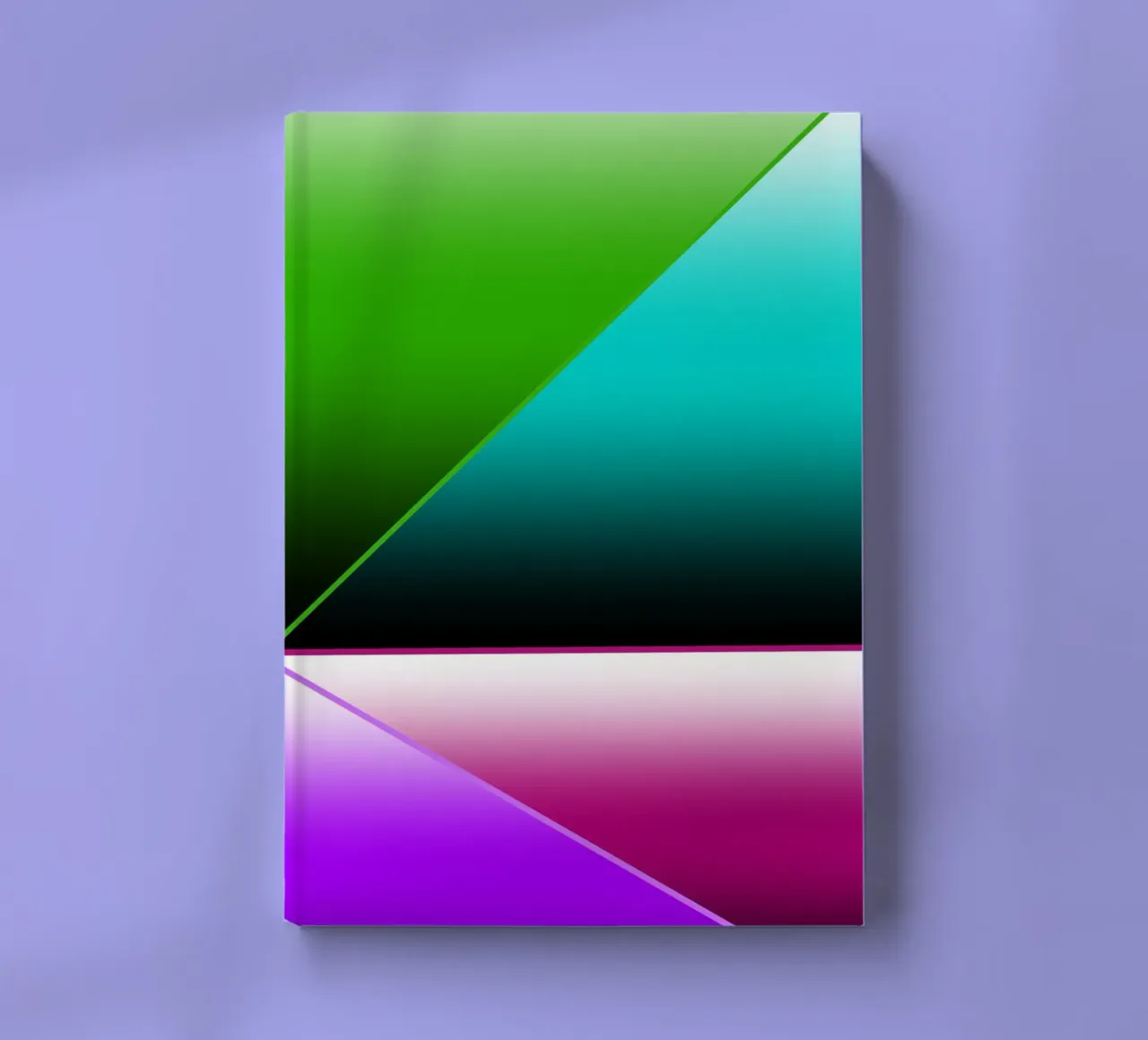Modern design with triangles notebook by BenCoStyle