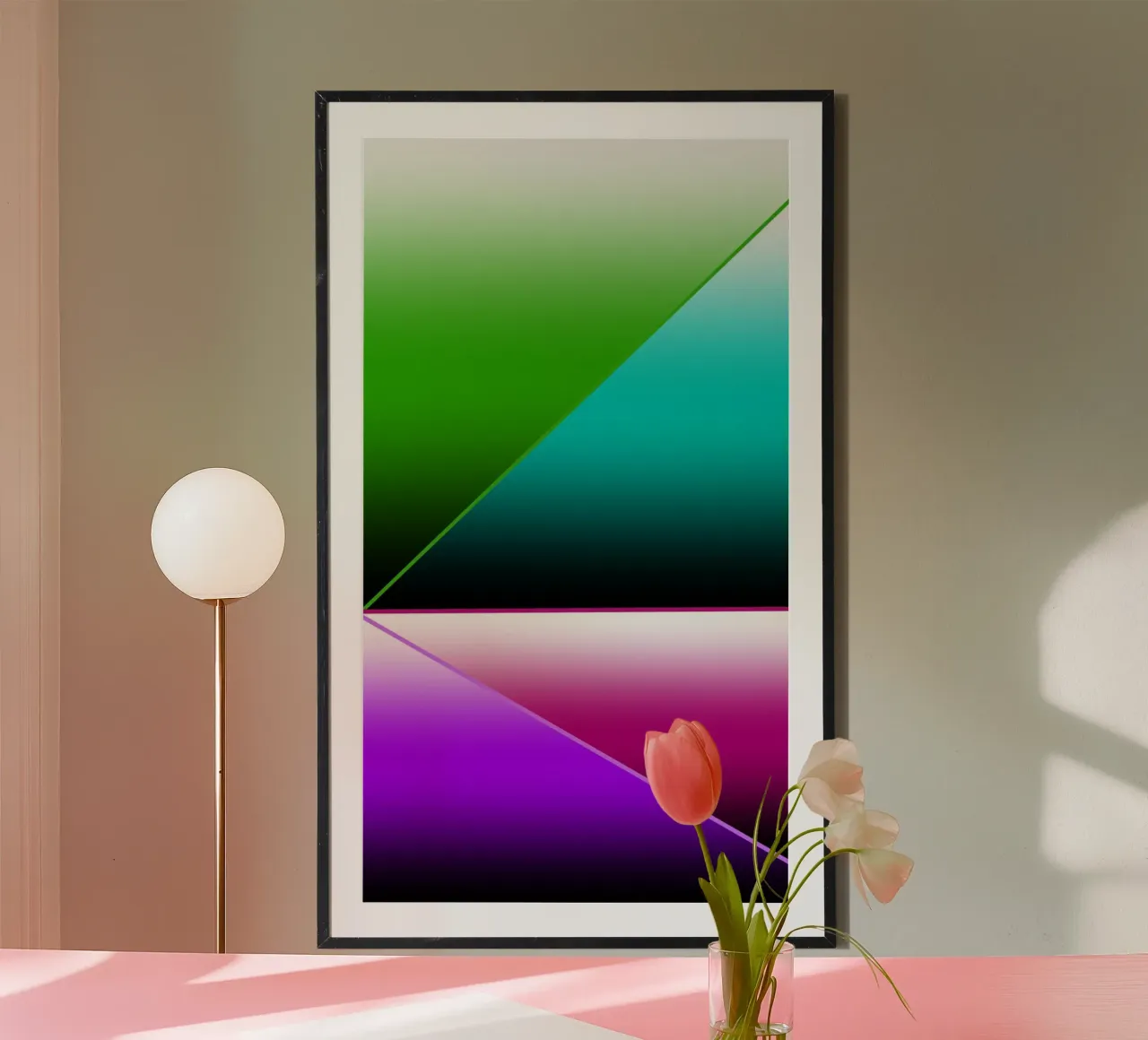 Design moderno con triangoli poster da BenCoStyle