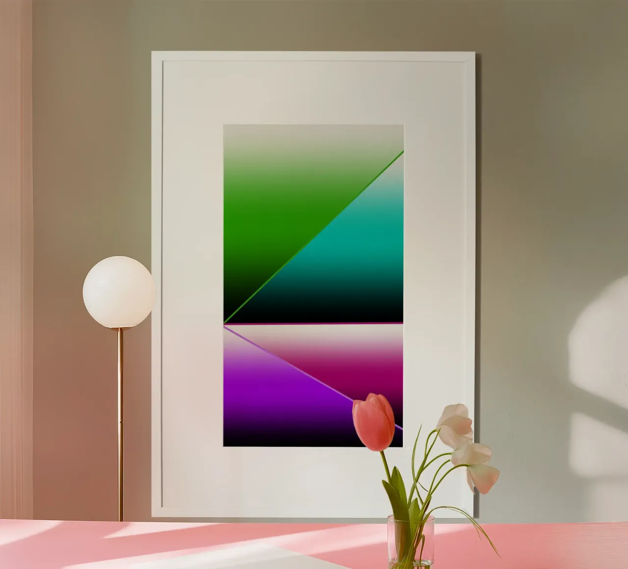 Design moderno con triangoli poster da BenCoStyle