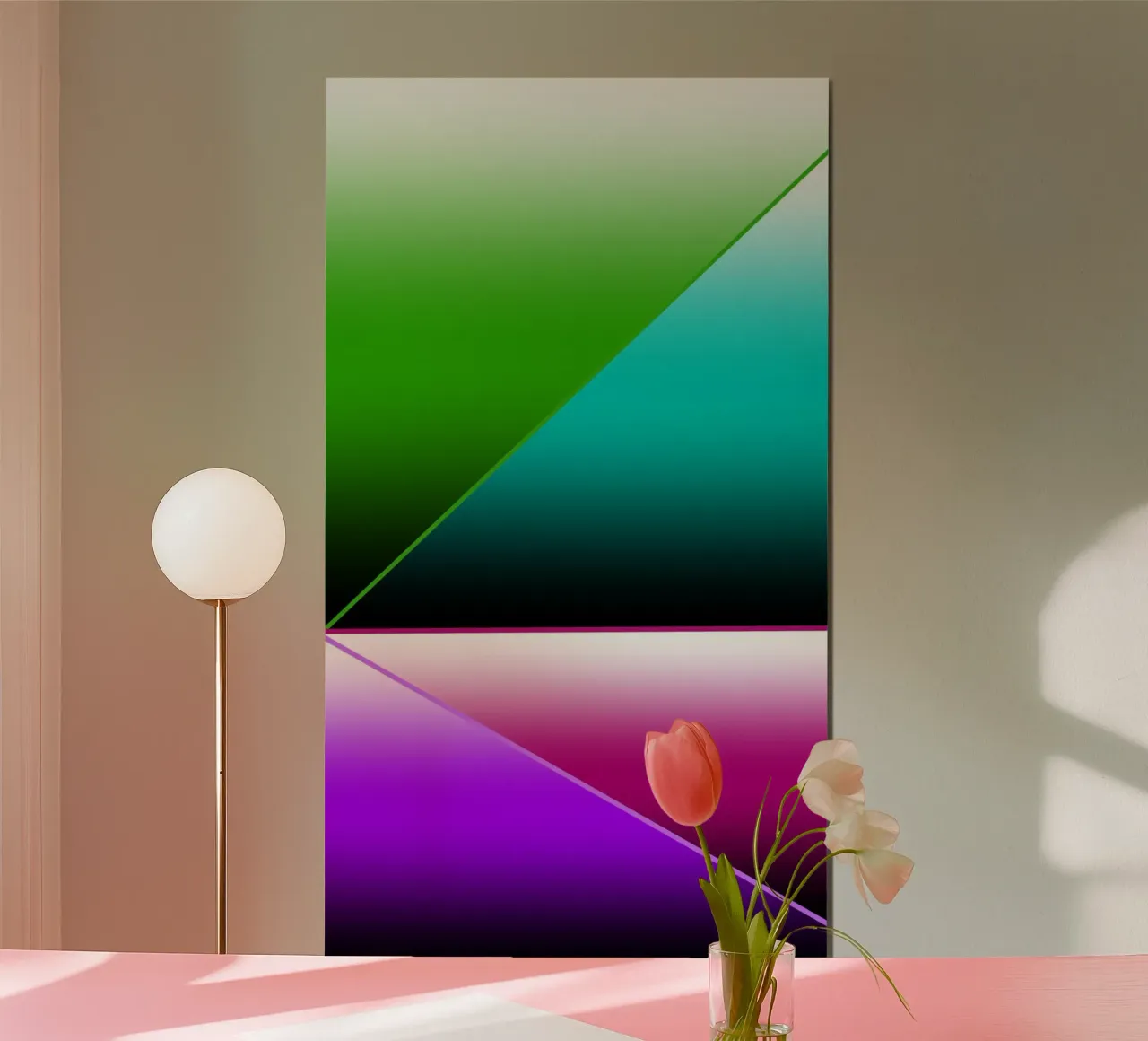Design moderno con triangoli poster da BenCoStyle