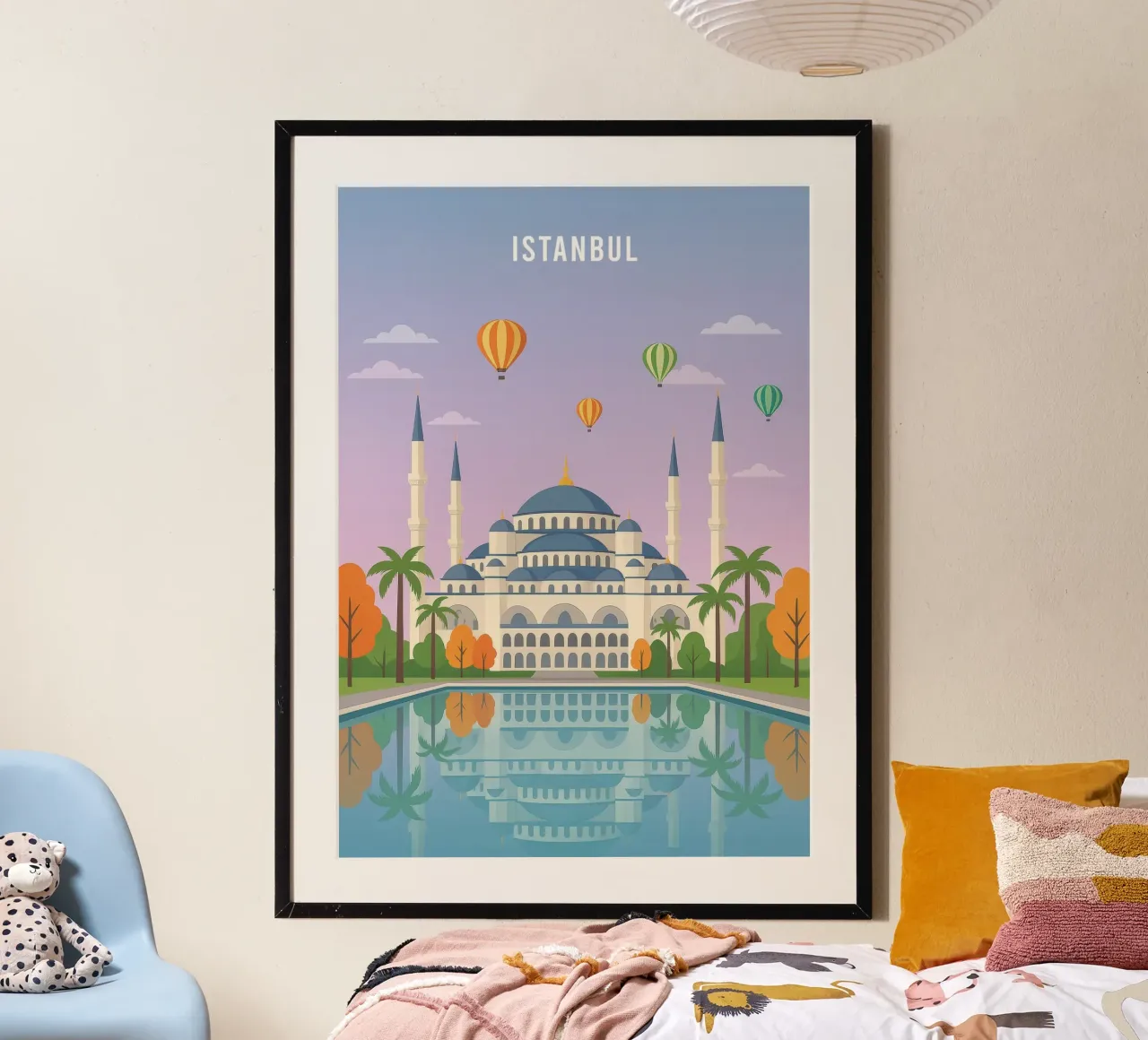 Istanbul Minimal Travel poster da Attaboy Dsgn