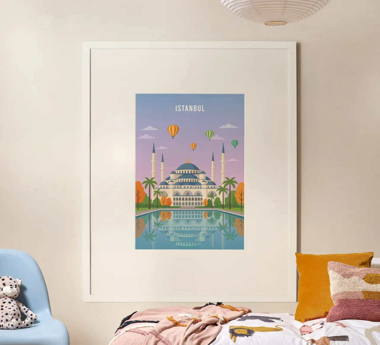 Istanbul Minimal Travel poster da Attaboy Dsgn