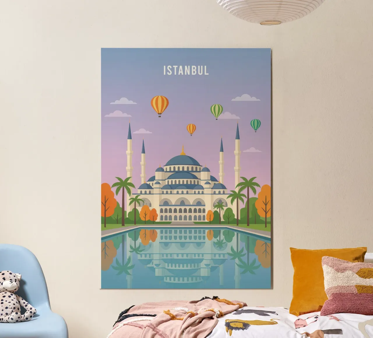 Istanbul Minimal Travel poster da Attaboy Dsgn