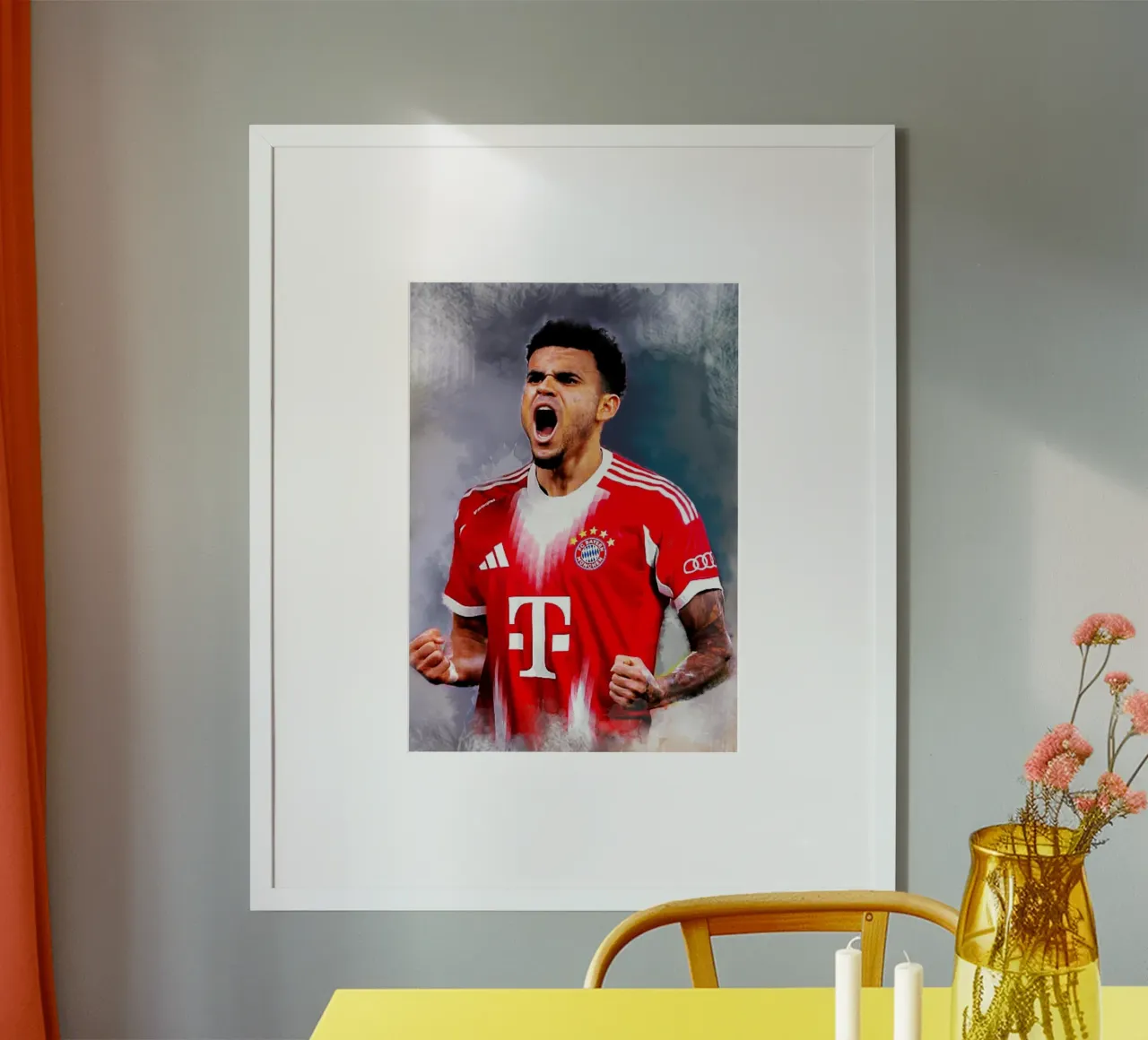 Luis Diaz arte poster da Lembayung art