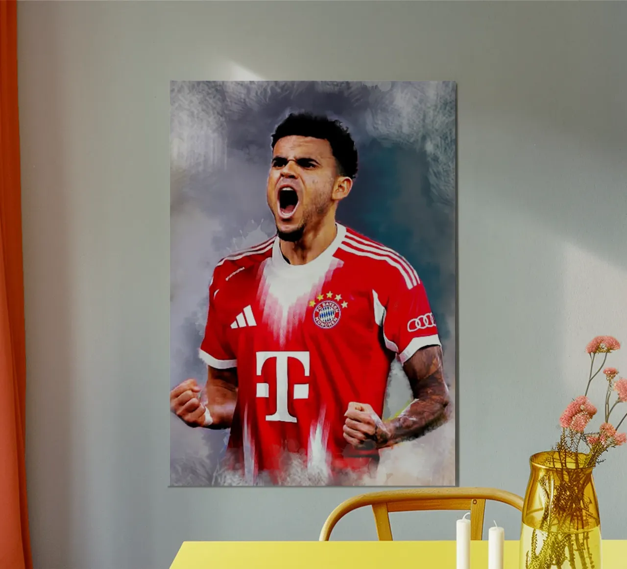Luis Diaz arte poster da Lembayung art
