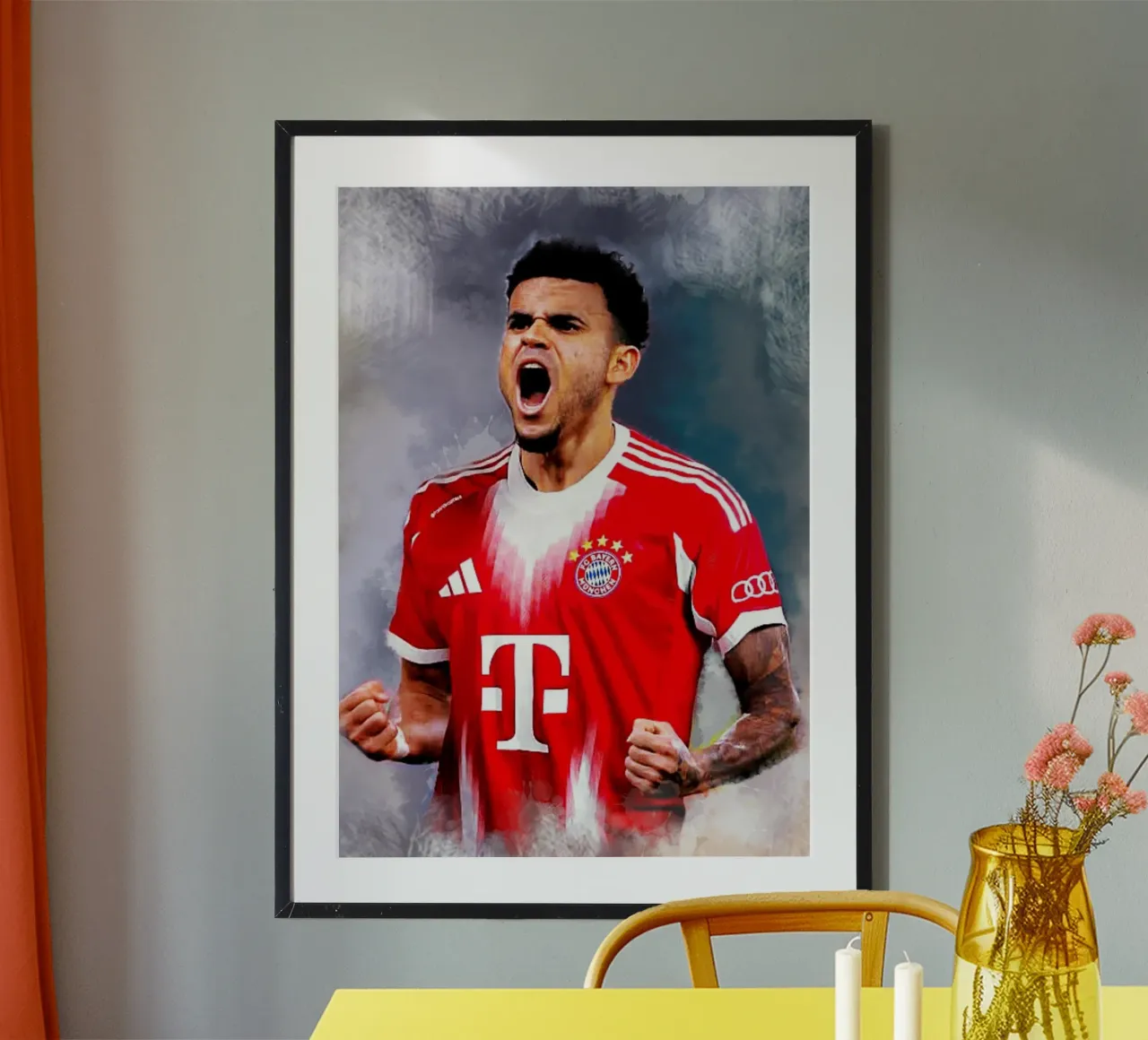 Luis Diaz arte poster da Lembayung art