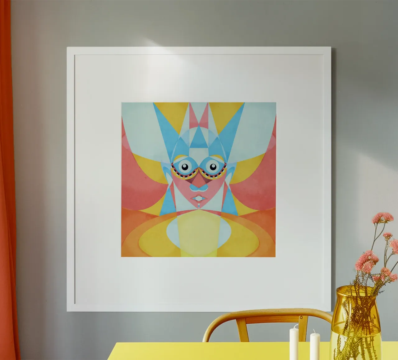 energia di guarigione poster con telaio in alluminio da lovely lines