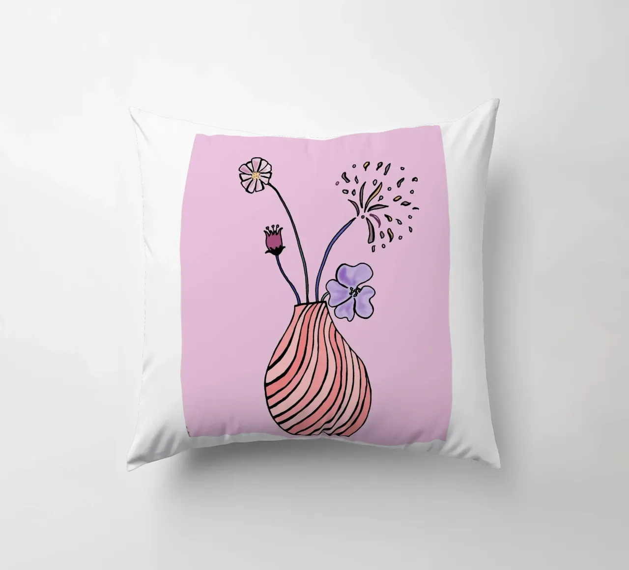 Vaso di fiori minimalista cuscino da PaperLine Art