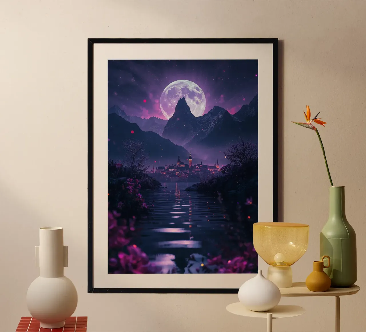 Purple Moon Castle poster da nabakumov