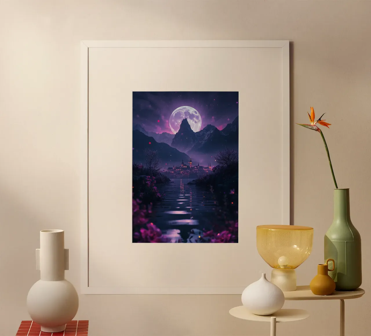 Purple Moon Castle poster da nabakumov