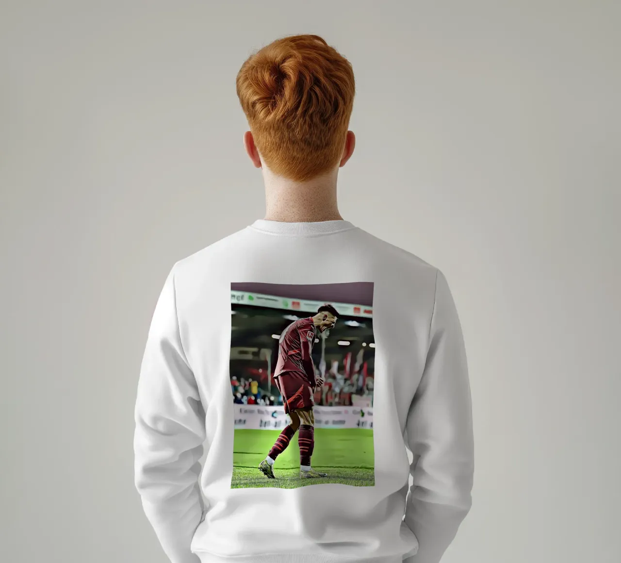 Benjamin Sesko RB Leipzig Jubelpose Poster Sweatshirt von ArdanART