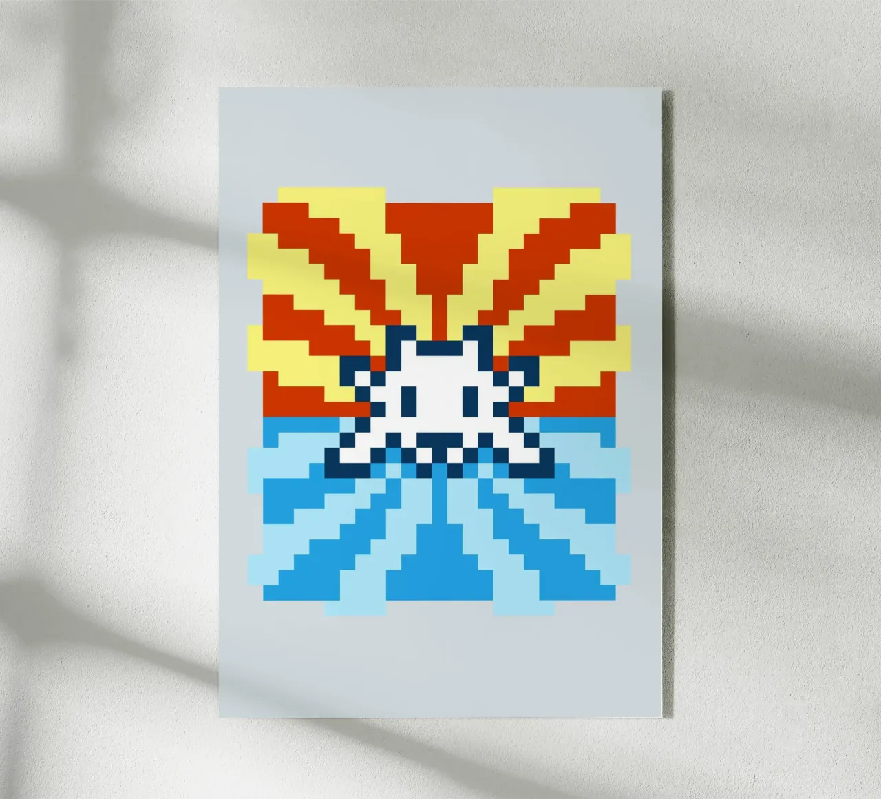 Pixel Space Invader plexiglass da nabakumov