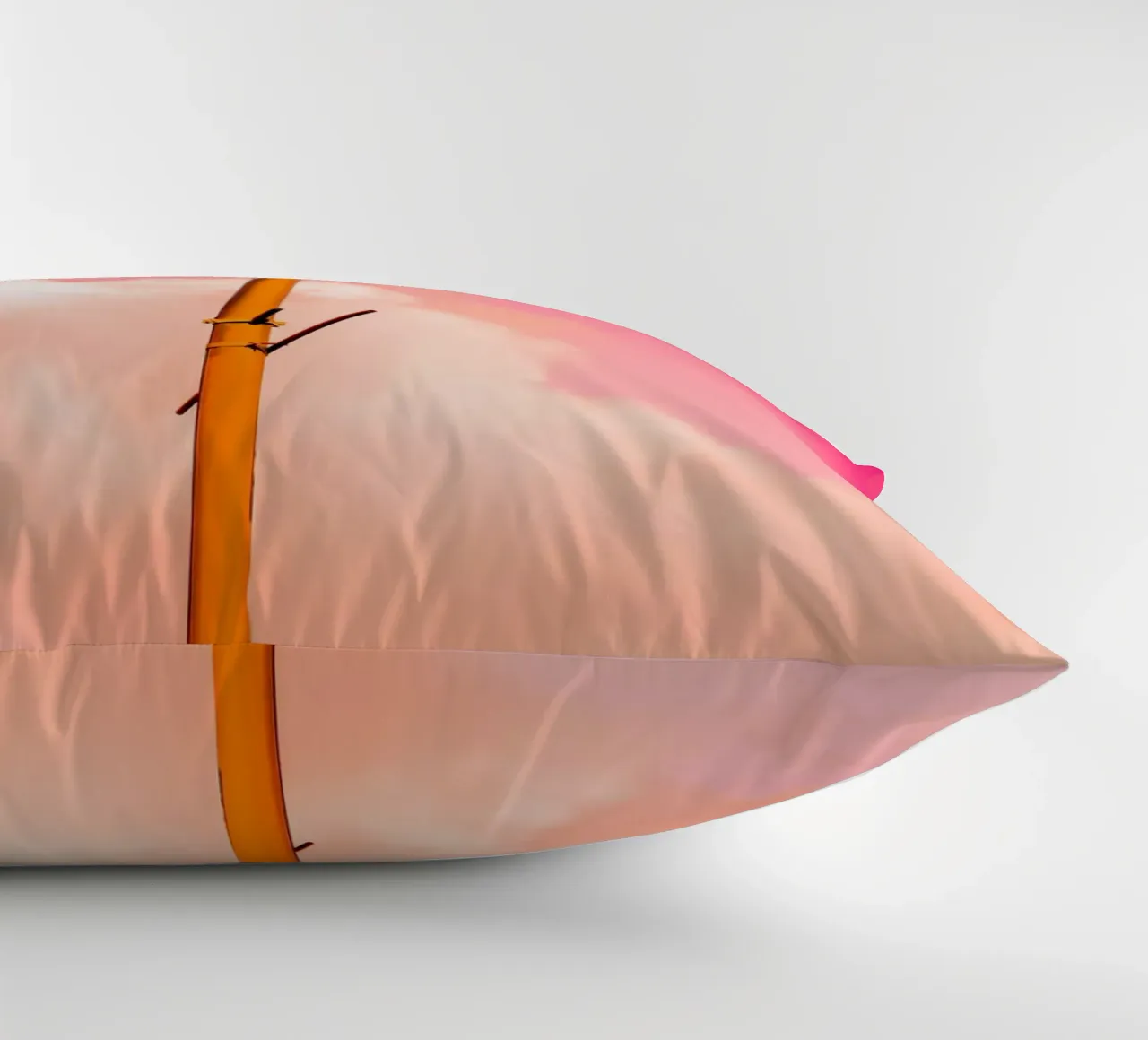 The Pink Half decorative cushion by Tal Paz-Fridman