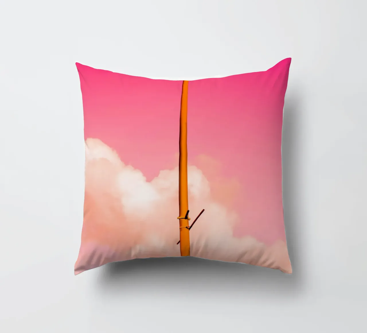 The Pink Half decorative cushion by Tal Paz-Fridman