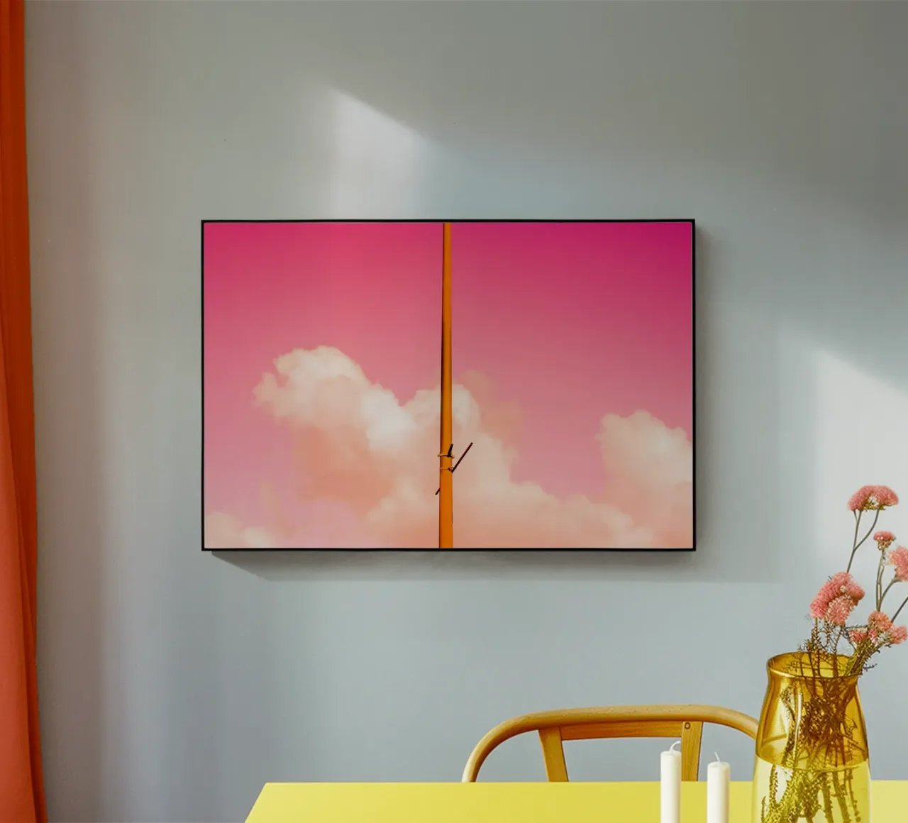 La metà rosa plexiglass da Tal Paz-Fridman