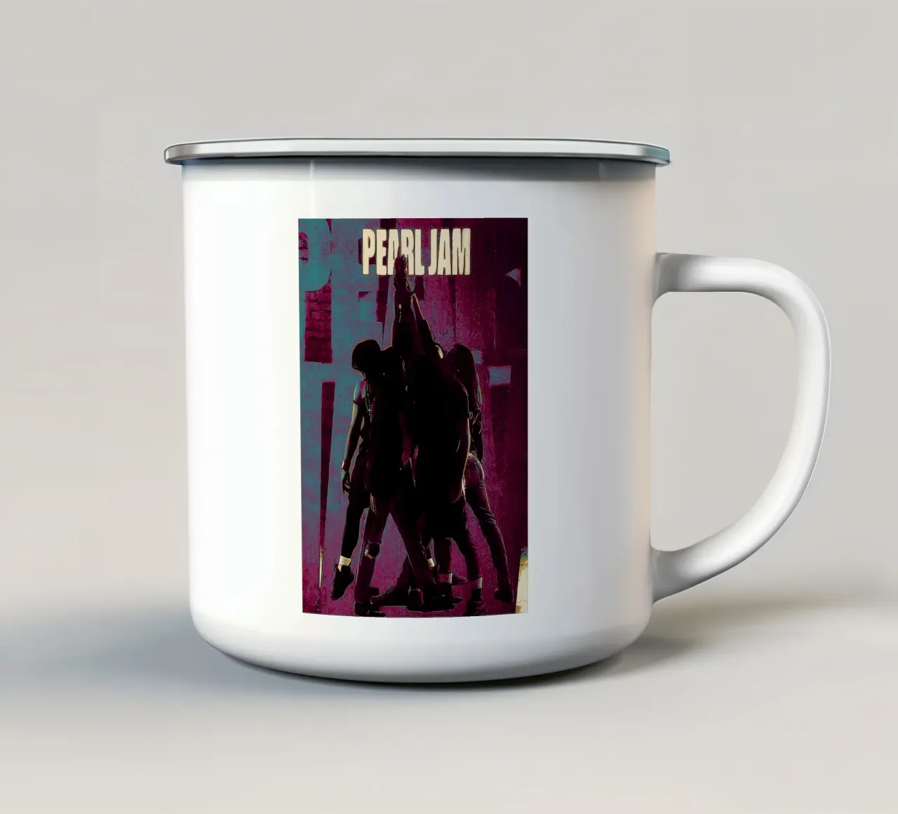 Grunge Rock tazza in smalto da Nna Rock