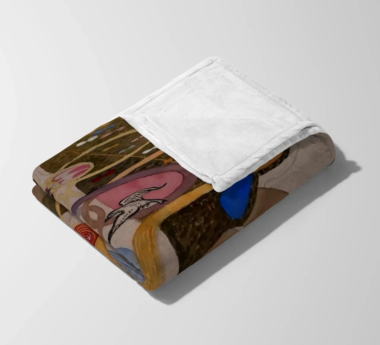 Hilma af Klint - The Tree Of Knowledge No .1 fleece blanket by William Store
