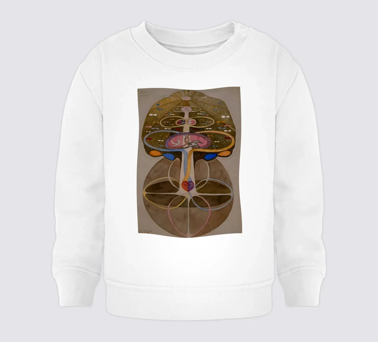 Hilma af Klint - El árbol del conocimiento nº 1 sudadera de bebé de William Store