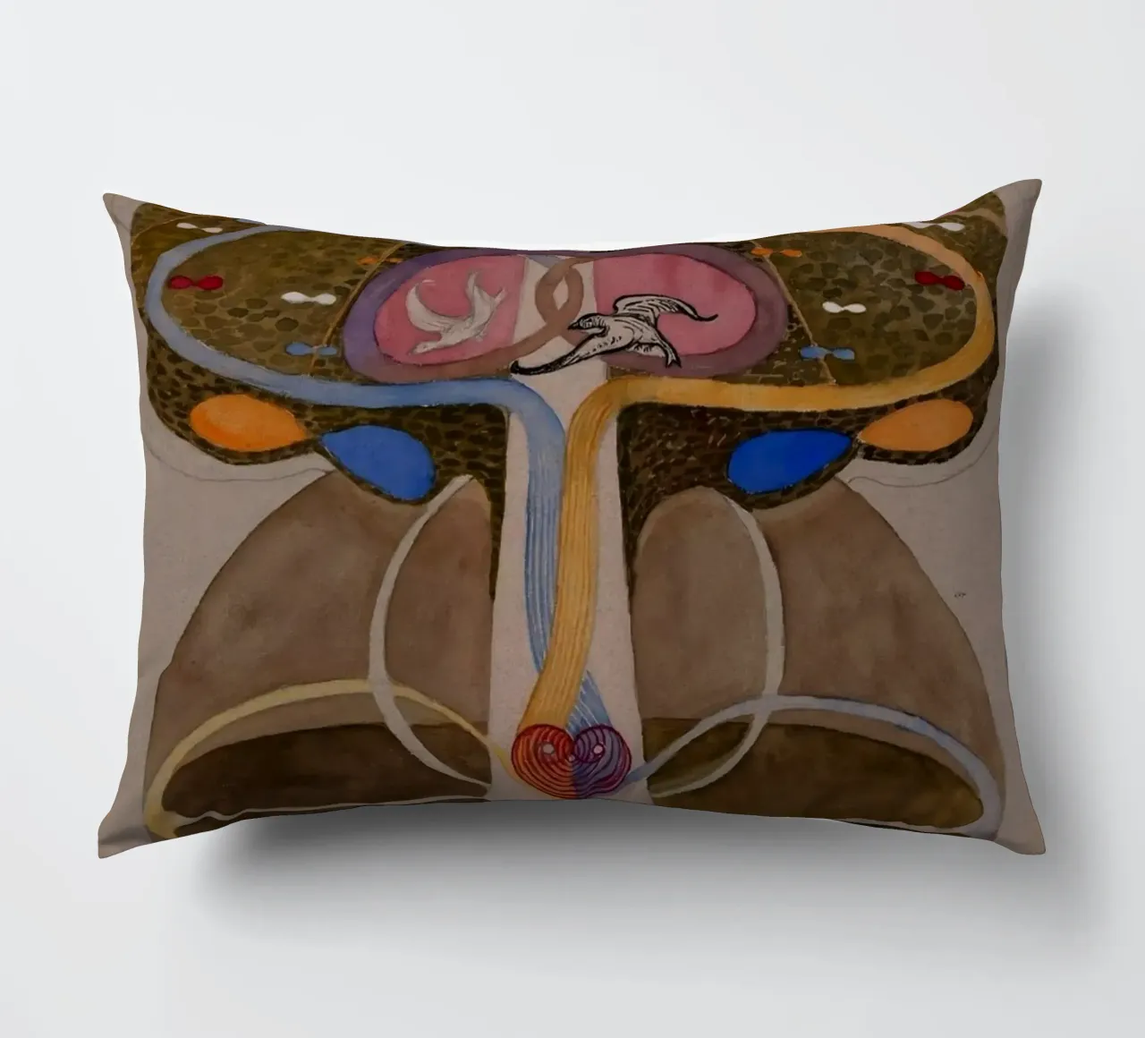 Hilma af Klint - L'albero della conoscenza n. 1 cuscino da William Store