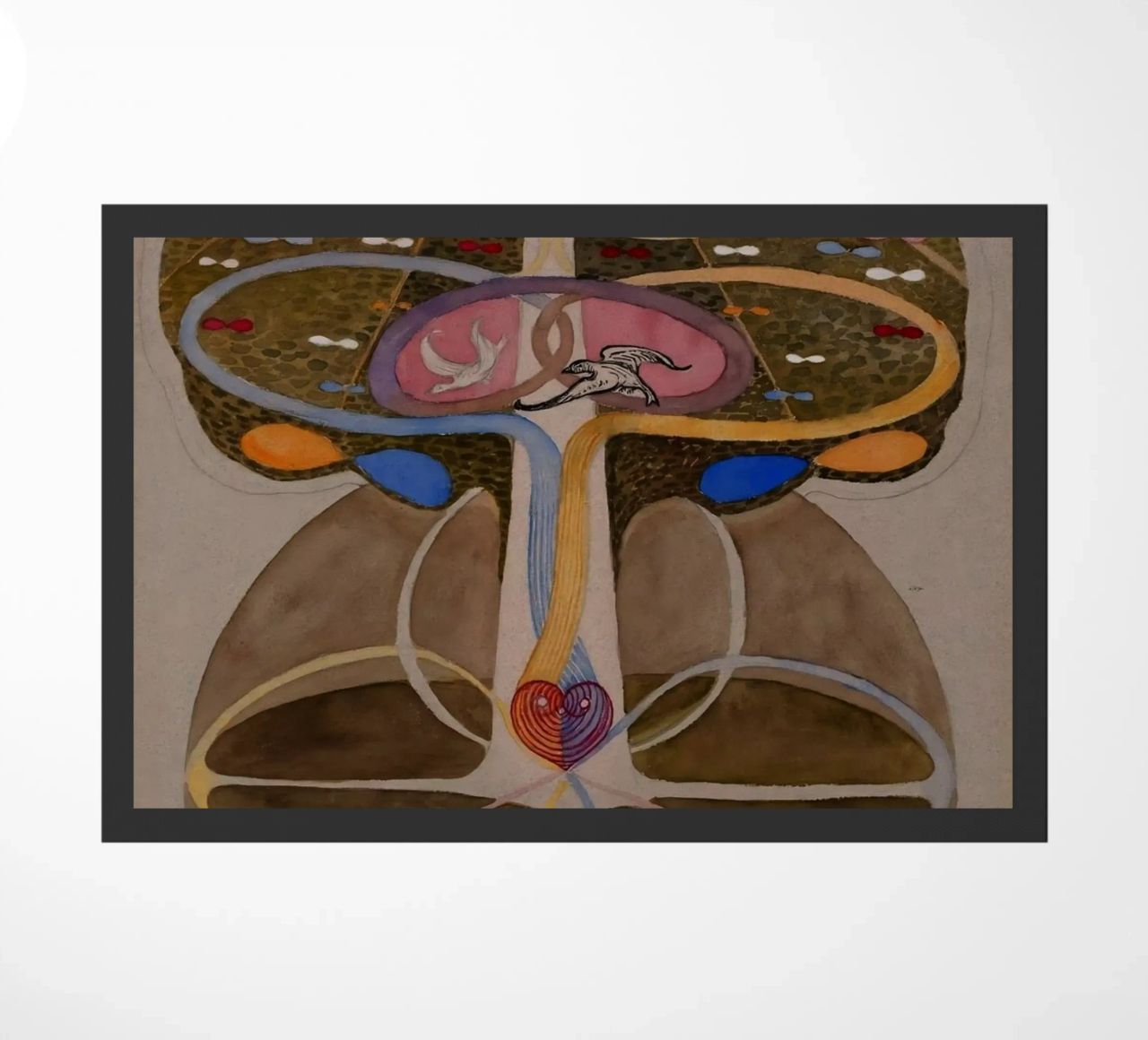 Hilma af Klint - L'albero della conoscenza n. 1 zerbino da William Store