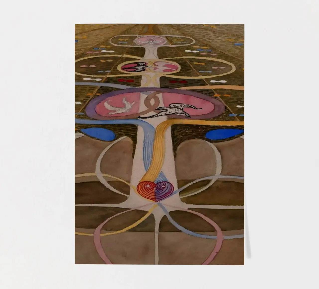 Hilma af Klint - The Tree Of Knowledge No .1 sticker sheet by William Store