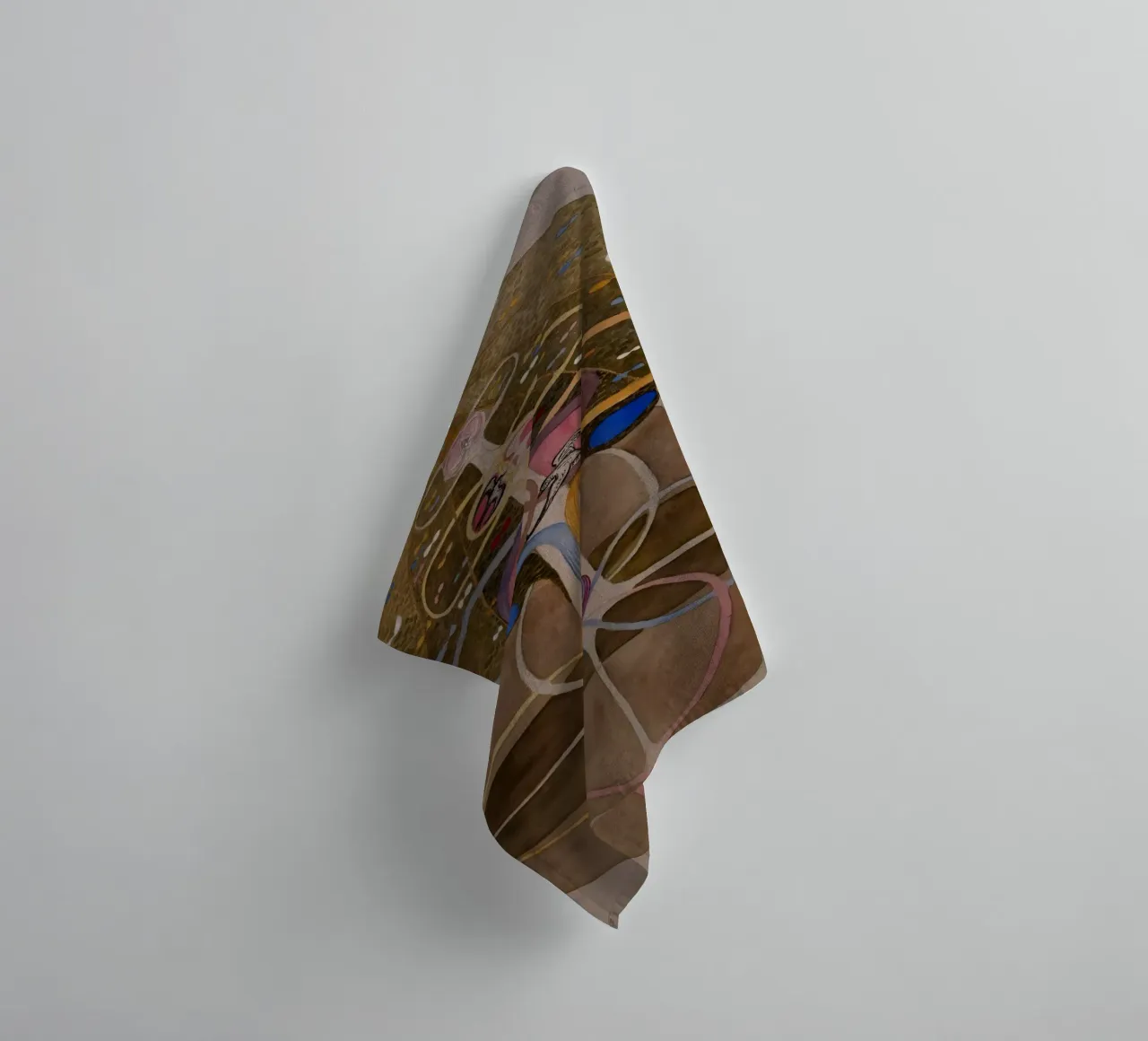Hilma af Klint - Der Baum der Erkenntnis Nr.1 Handtuch von William Store