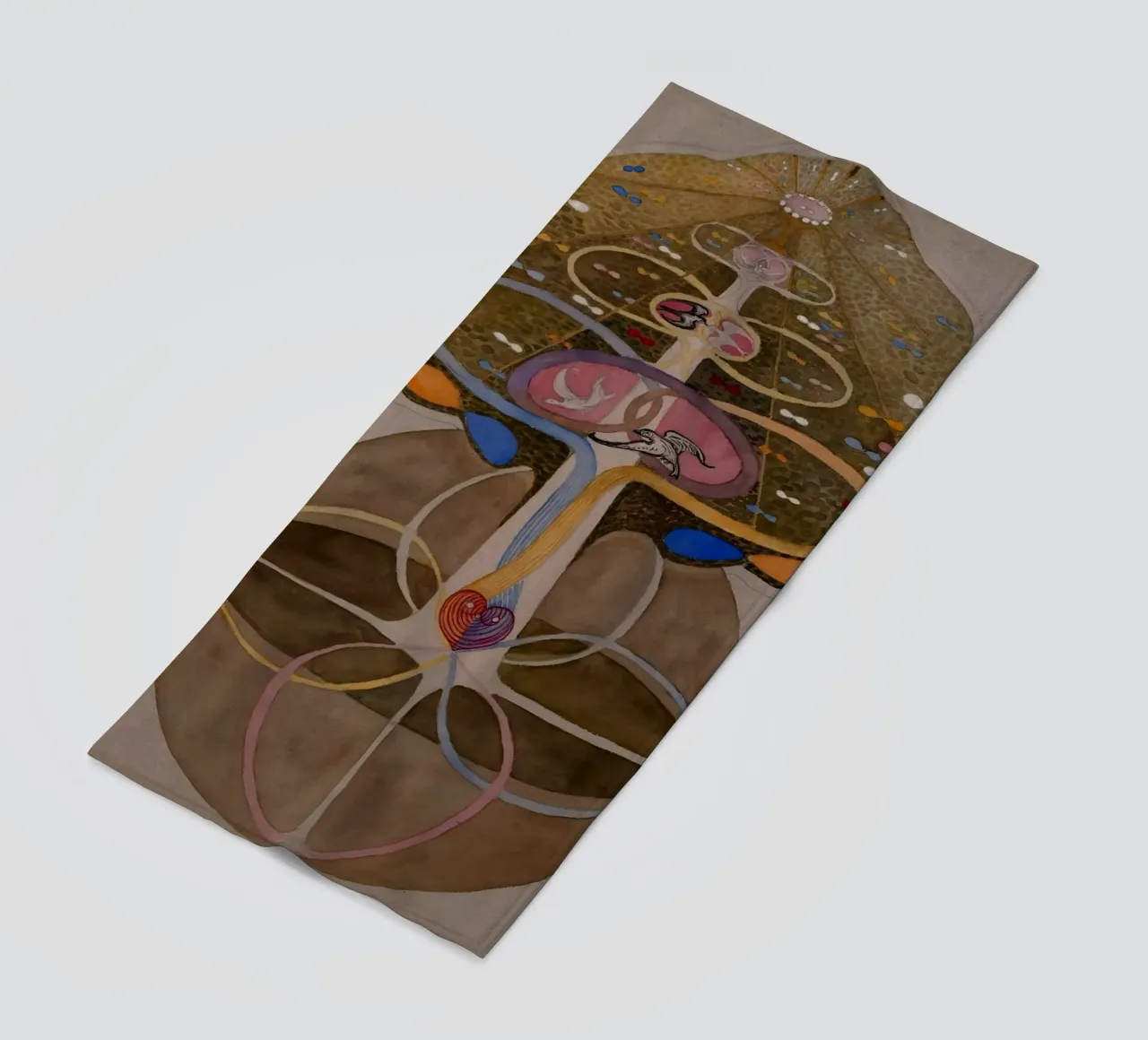 Hilma af Klint - L'albero della conoscenza n. 1 telo mare da William Store