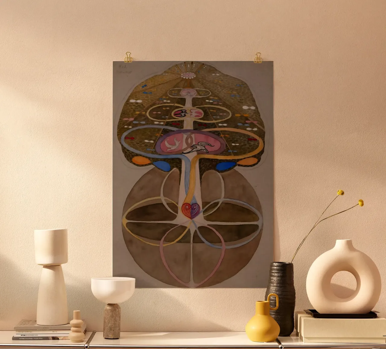 Hilma af Klint - Der Baum der Erkenntnis Nr.1 Hahnemühle von William Store