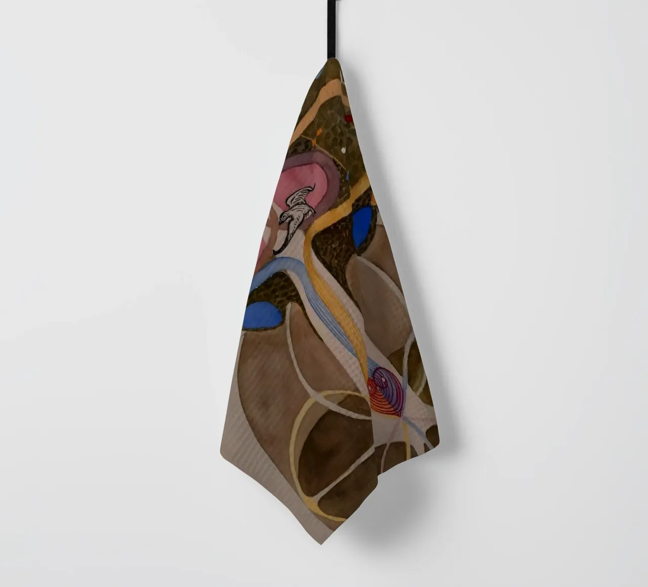 Hilma af Klint - The Tree Of Knowledge No .1 tea towel by William Store