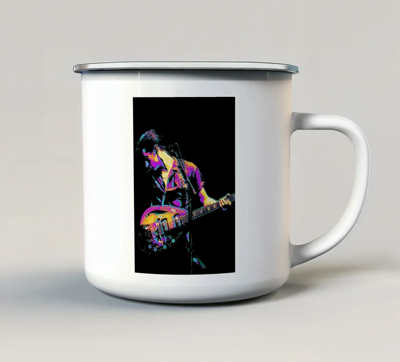 Alex Turnner Rock tazza in smalto da Nna Rock