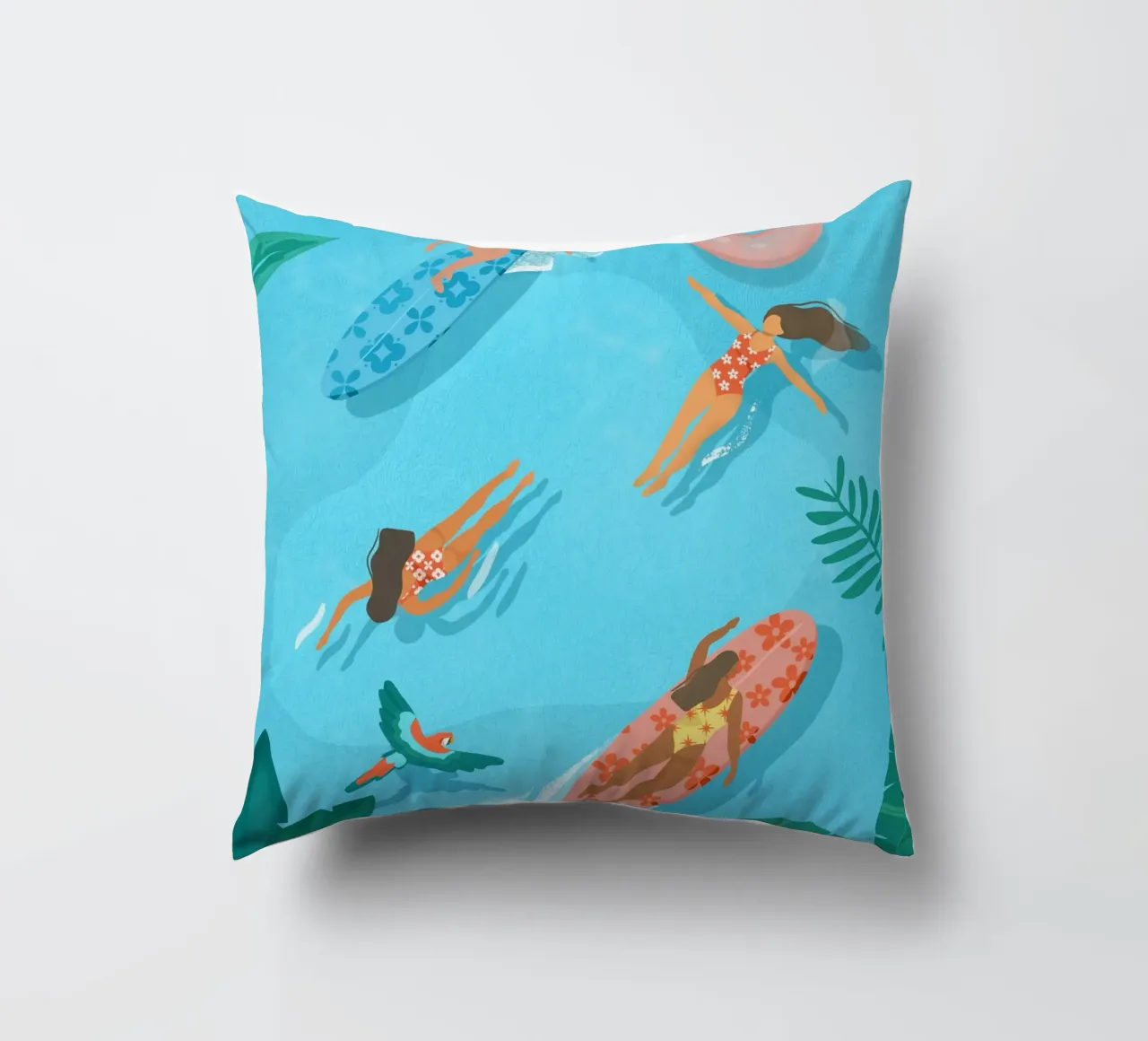 Surfer Paradise cuscino da PetrArts