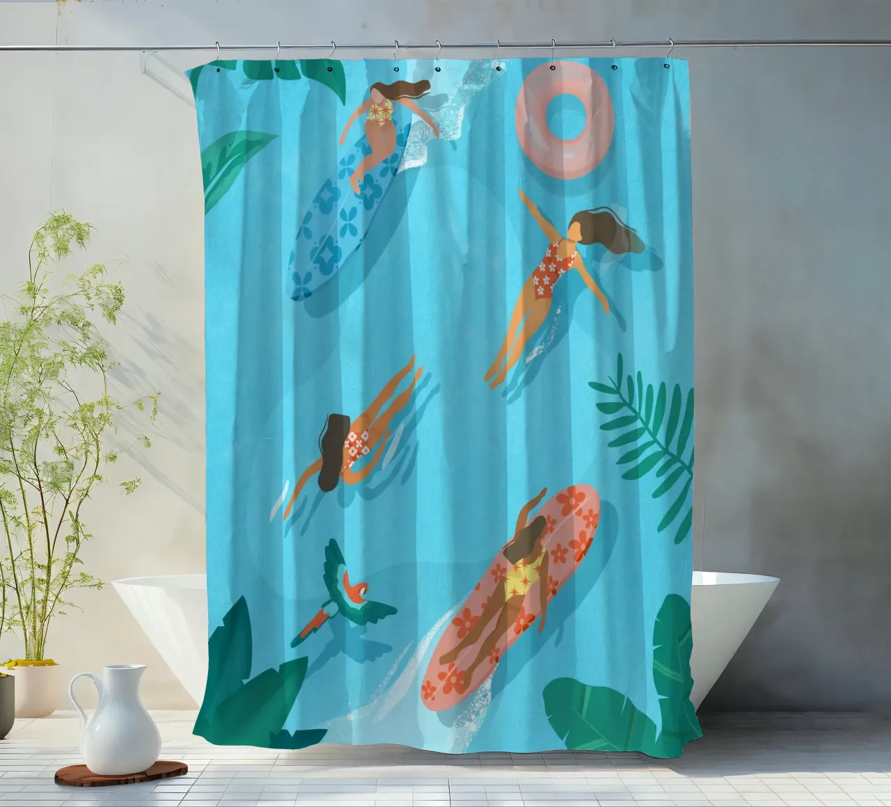 Surfer Paradise tenda da doccia da PetrArts