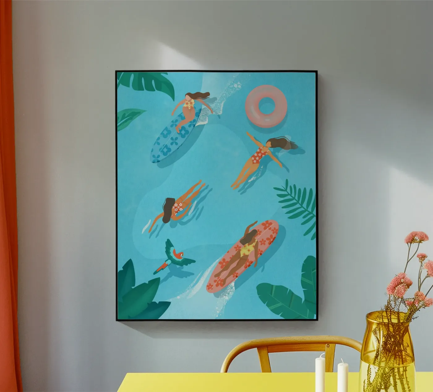 Surfer Paradise plexiglass da PetrArts