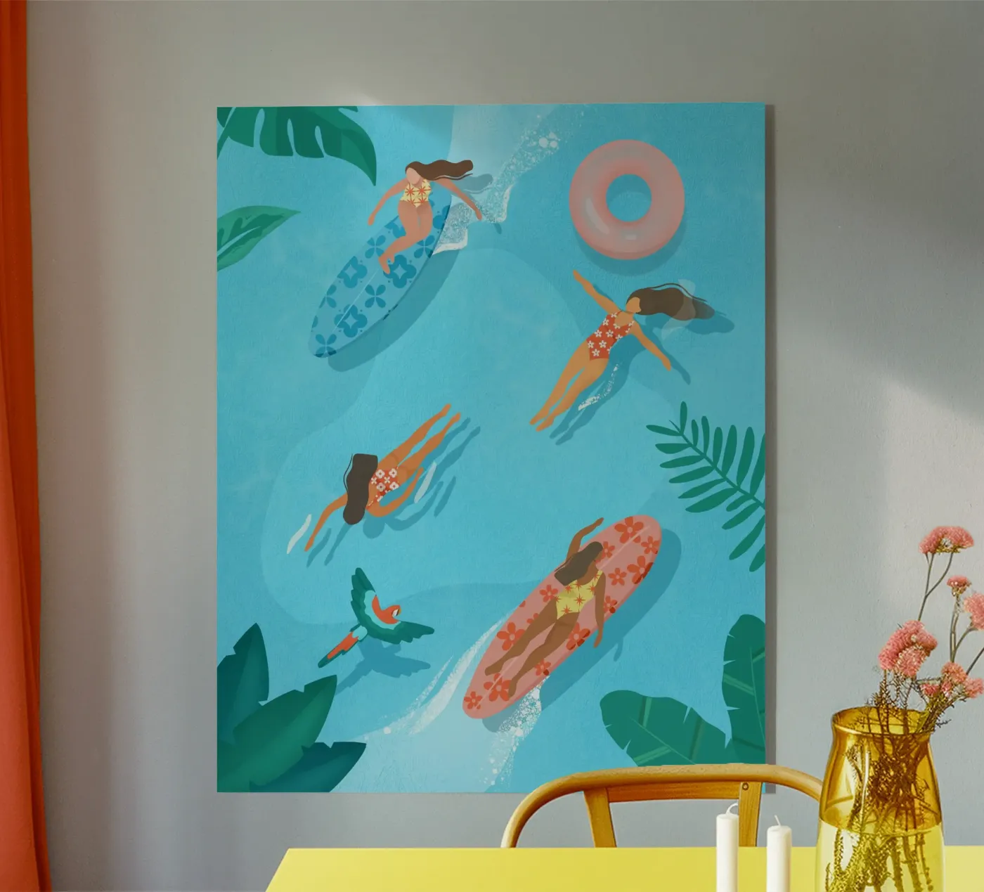 Surfer Paradise plexiglass da PetrArts