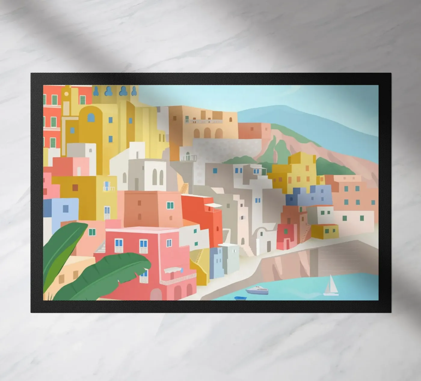 Procida, Italy deurmat van PetrArts