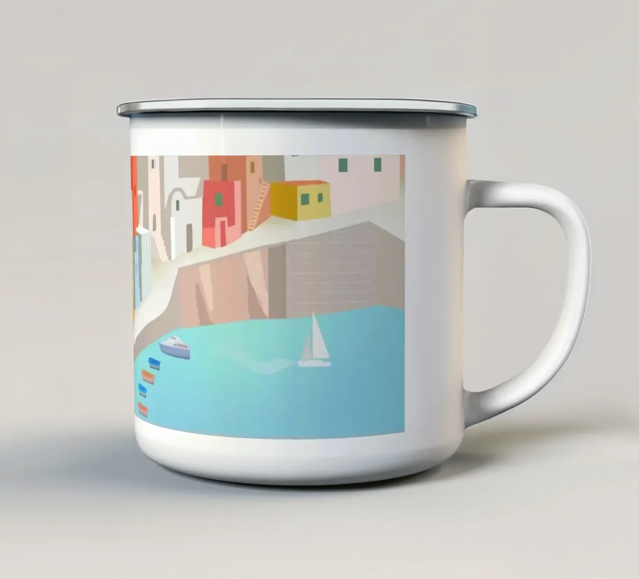 Procida, Italy tazza in smalto da PetrArts