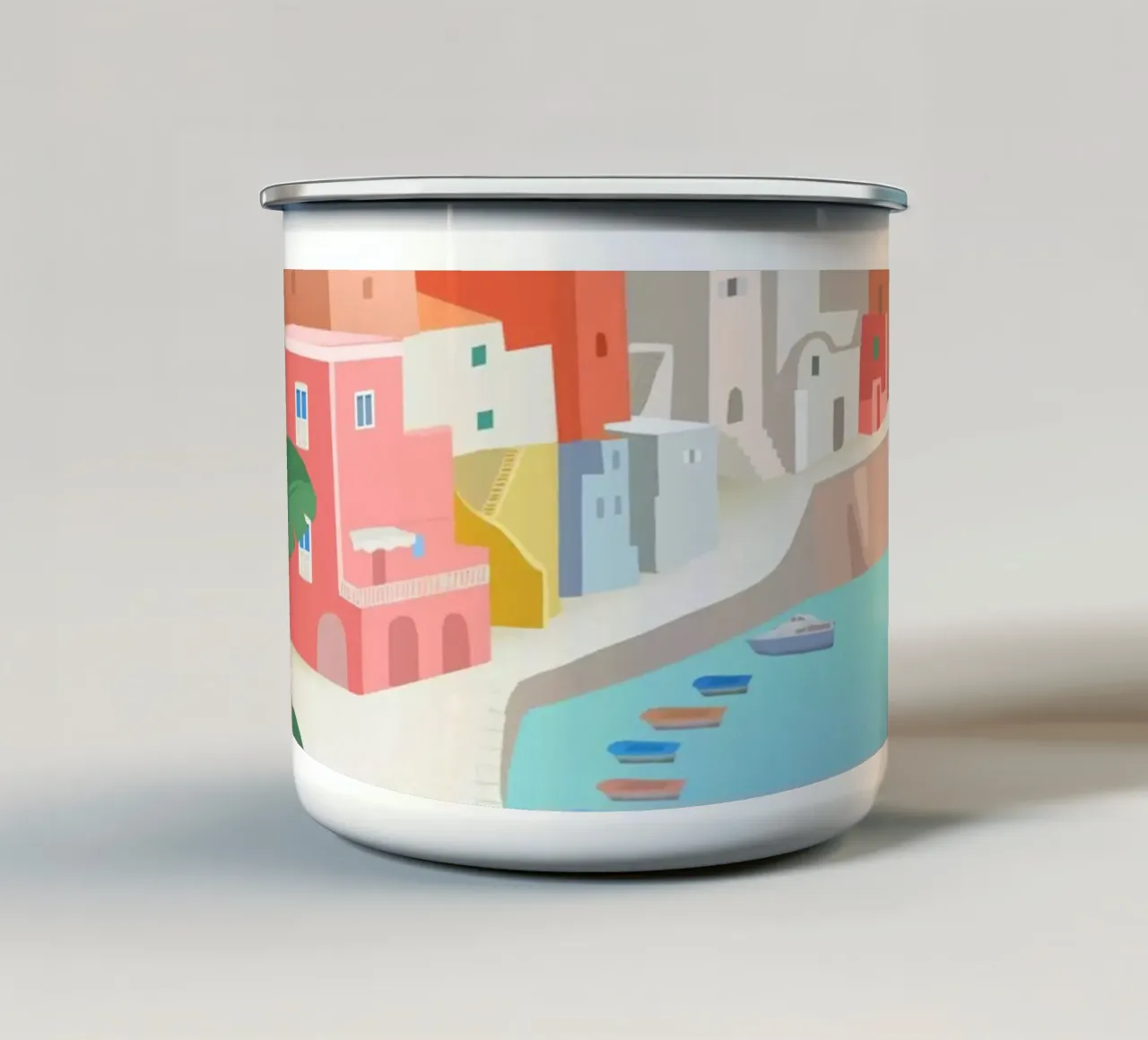 Procida, Italy tazza in smalto da PetrArts