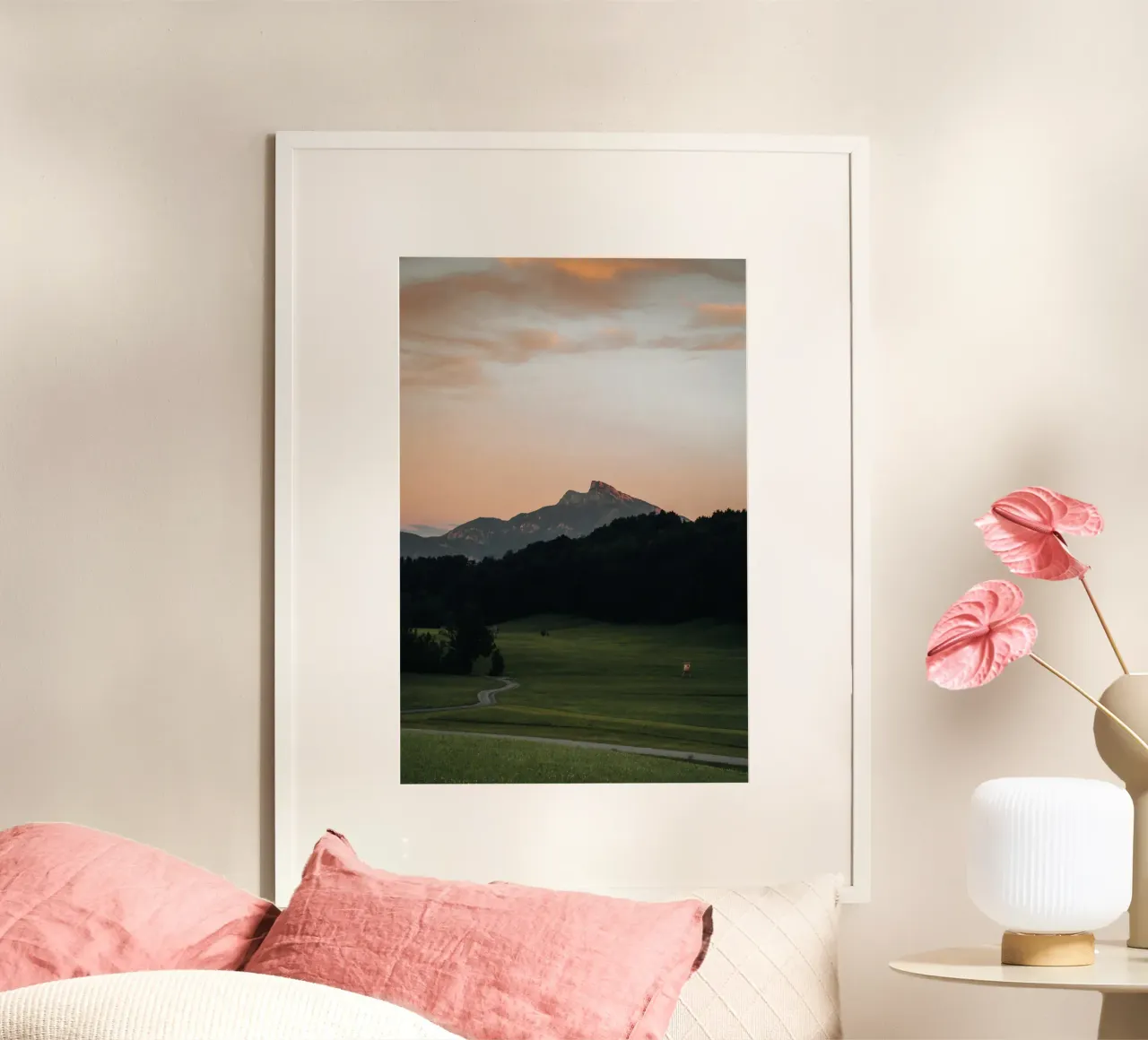 Austrian Sunset poster by Journey of Vanessa