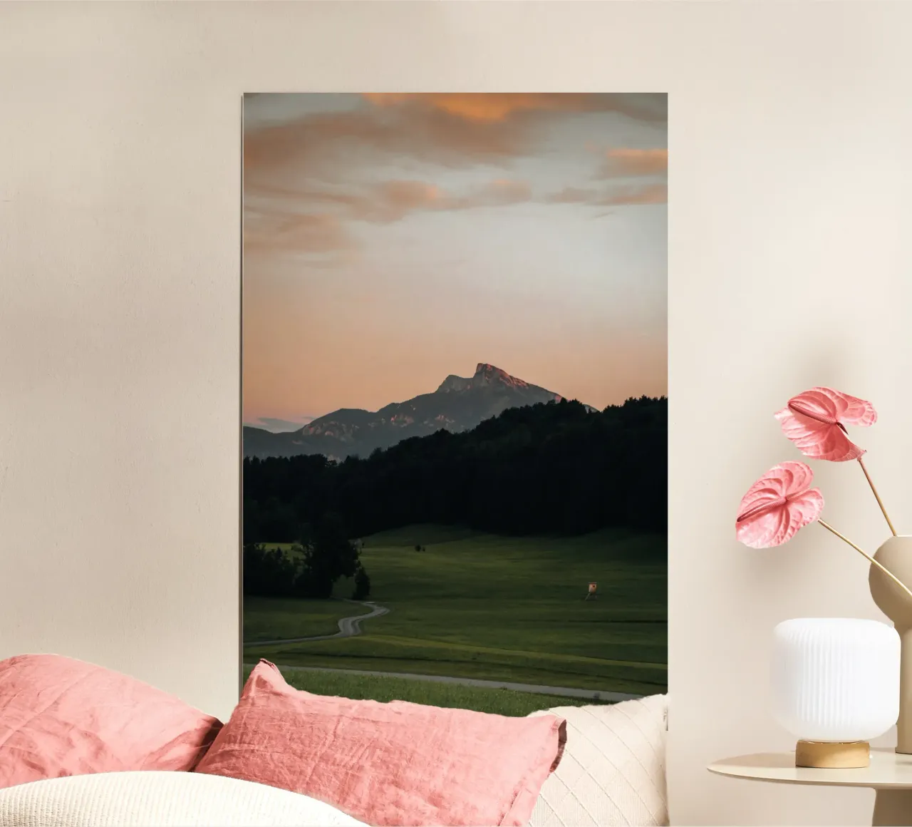 Austrian Sunset poster by Journey of Vanessa