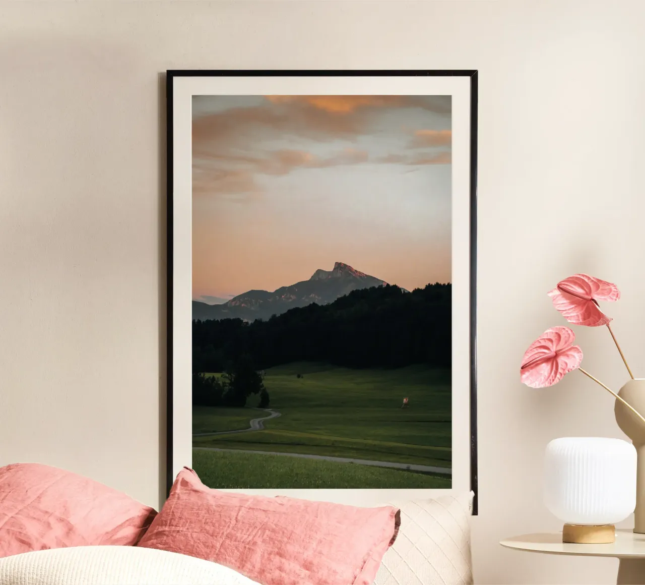 Austrian Sunset poster by Journey of Vanessa