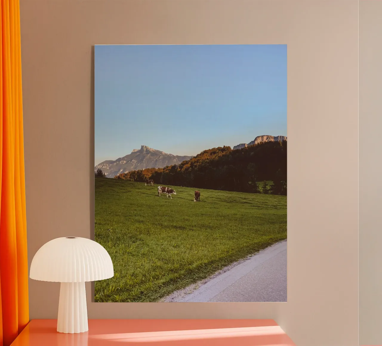 Mountain Sunset plexiglass da Journey of Vanessa