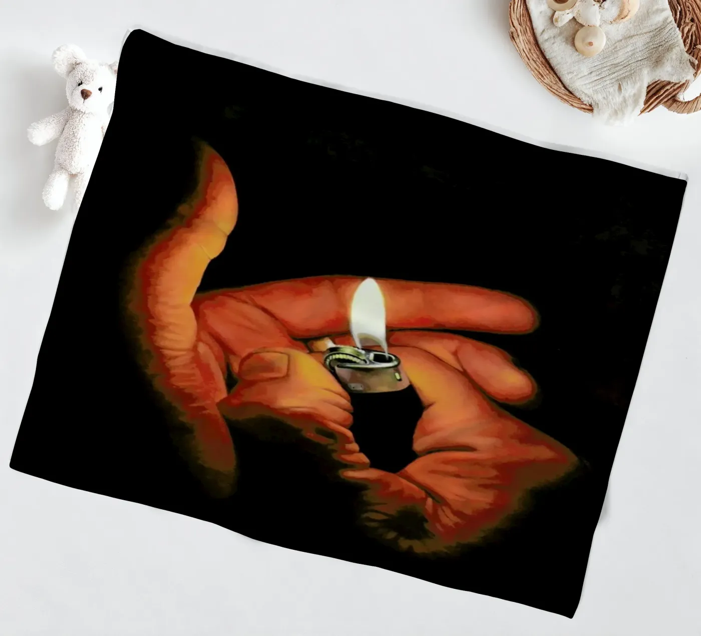 Lightmyfire fleece blanket by Jérôme Romain