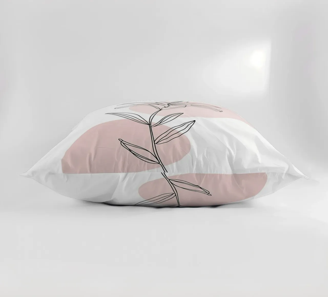 Fleur de Lys minimalista in linea continua cuscino da Plain Thoughts