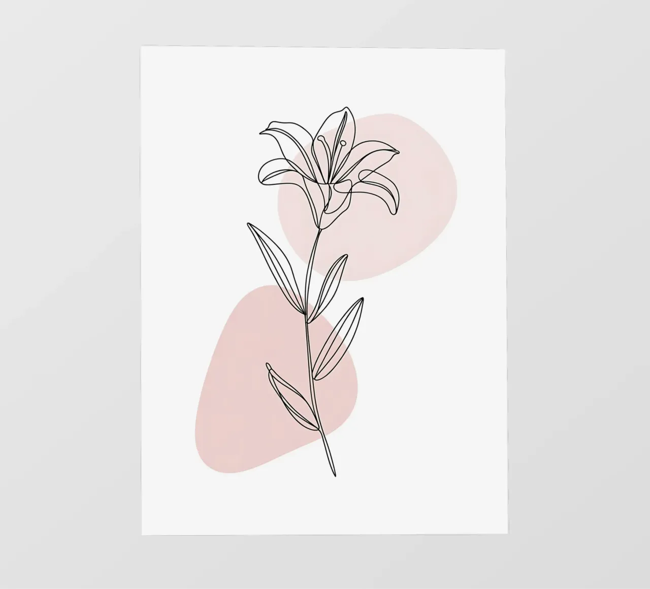 Fleur de Lys minimalista in linea continua pellicola backlit da Plain Thoughts