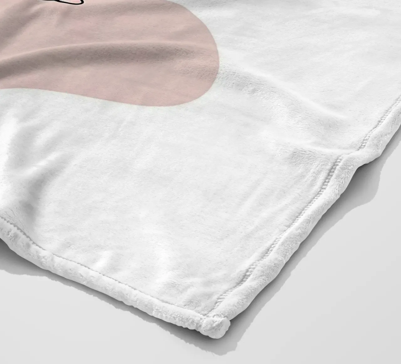 Margherita minimalista a linea continua coperta in pile da Plain Thoughts