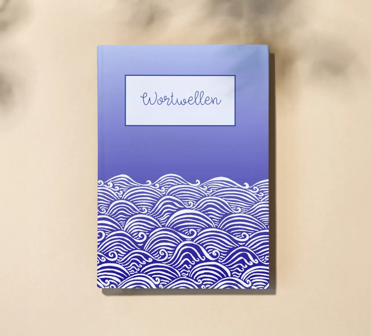 Word waves - Notebook notebook by PaperLine Art