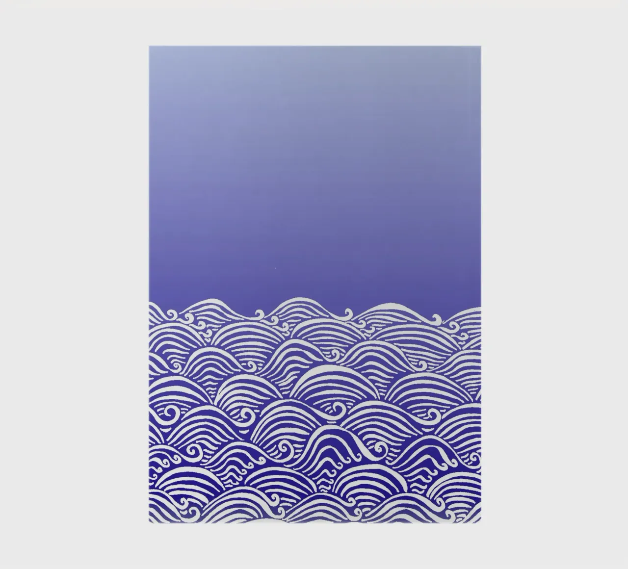Word waves - Notebook notebook by PaperLine Art
